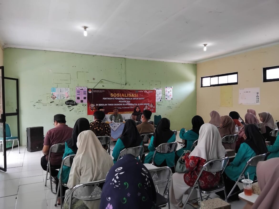 Sosialisasi PILKADA ciptakan pemilihan yang kondusif dan menghindari GOLPUT di lingkungan STEINU