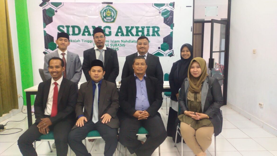 Sidang Akhir Mahasiswa Tingkat Akhir