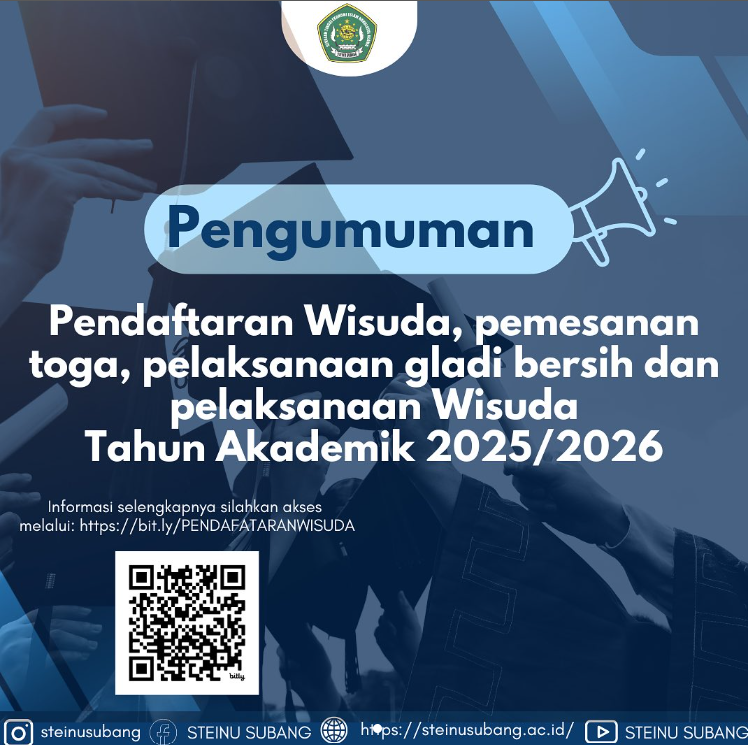 Surat Edaran Tentang Waktu Pelaksanaan Wisuda ke-1 Sekolah Tinggi Ekonomi Islam Nahdlatul Ulama Subang